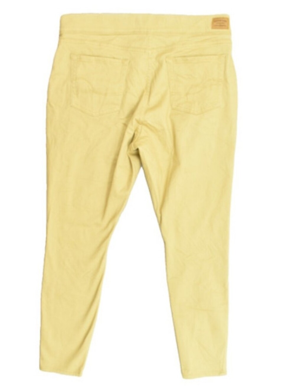 Levi Strauss Signature Pull-on Skinny Stretch Pants Cream Pockets Faux Zip Sz 12 - Picture 9 of 16